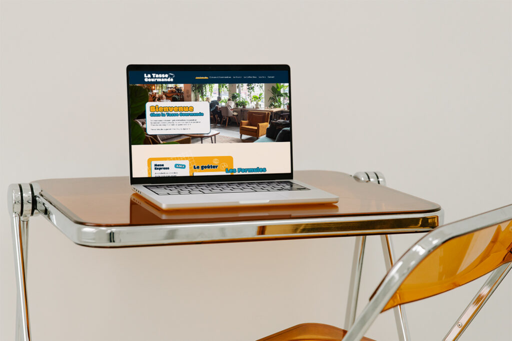 La Tasse Gourmande - Mockup site web